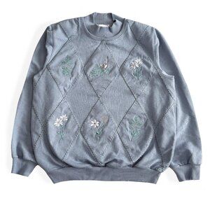 Secondhand Alfred Dunner, Patchwork Sweater